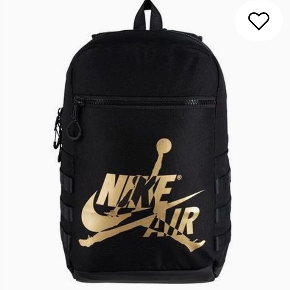 Air Jordan Jumpman Classics Backpack 'Black' gold - Picture 1 of 5